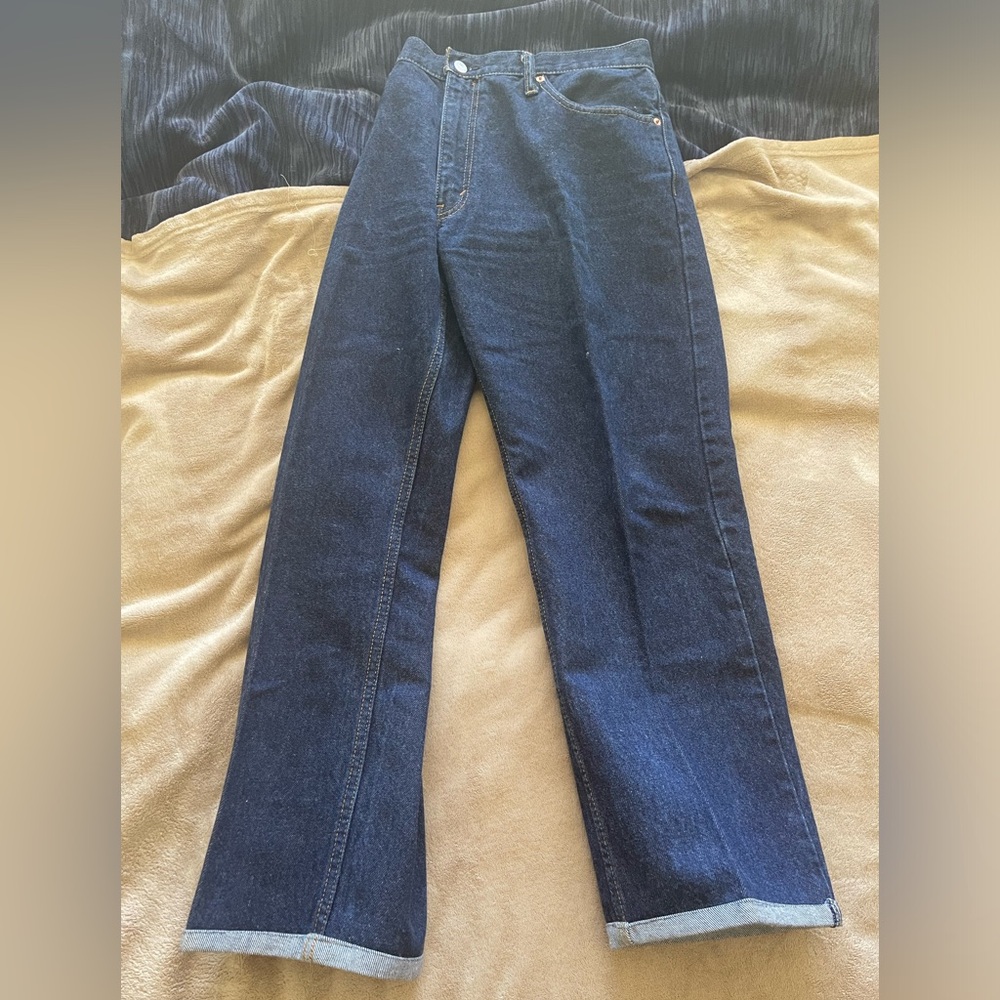 Levi’s 505 - 36x28 altered turn up hem